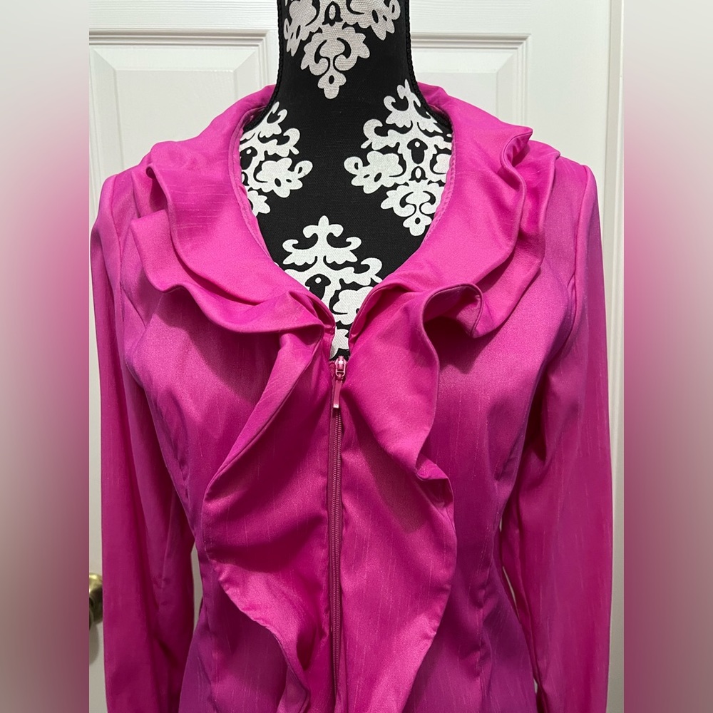 Samuel Dong Ruffled Jacket - Picture 6 of 11